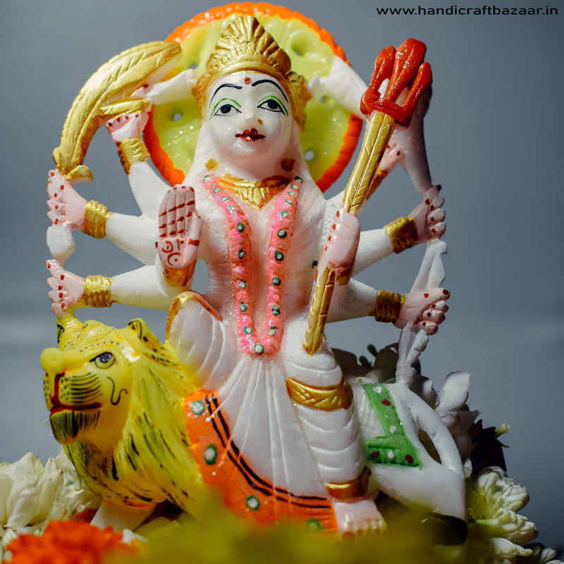Marble Durga Murti