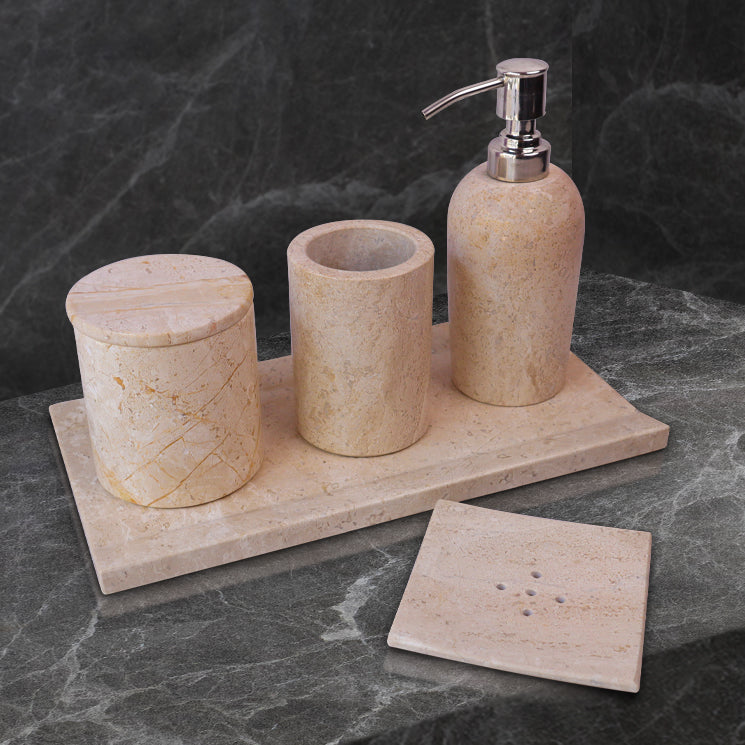 Marble Bathroom Set Dyna - Handicraft Bazaar