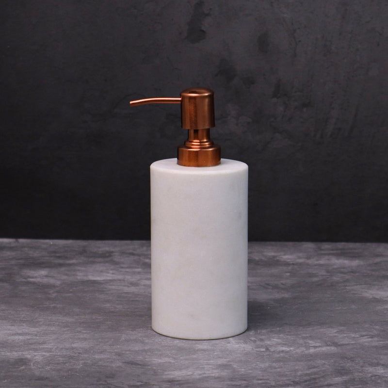 Marble Soap Lotion Dispenser (Wonder White) | Handicraft Bazaar