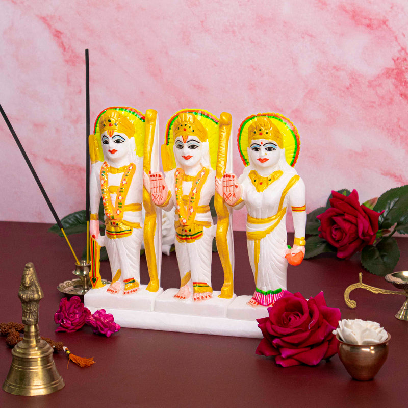 Ram Darbar, White Marble Statue - Handicraft Bazaar