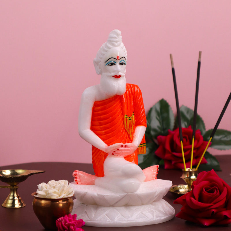 Loknath Baba, White Marble Statue - Handicraft Bazaar