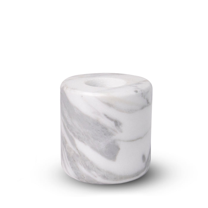 Marble Candle Holder (Statuario) | Handicraft Bazaar