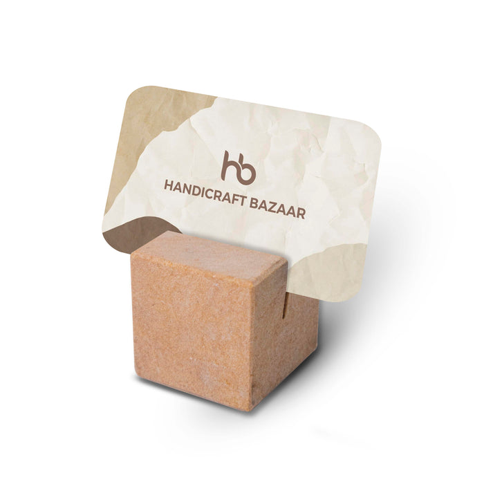 Marble Card Holder (Brown) | Handicraft Bazaar