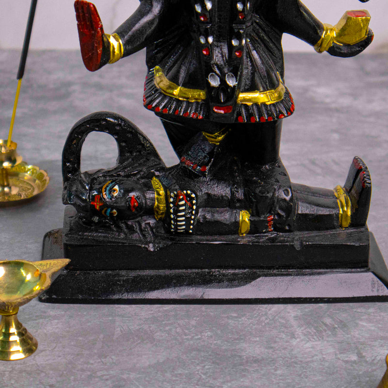Goddess Maa Kaali, Marble Statue - Handicraft Bazaar