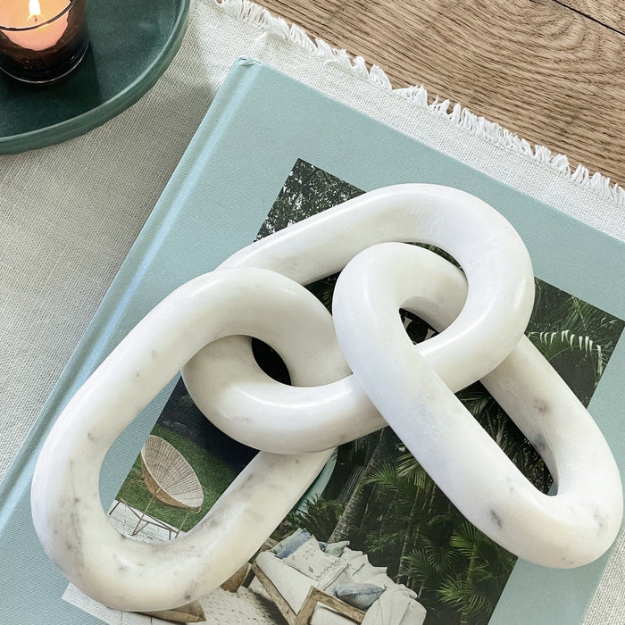 Marble Chain Link White - Handicraft Bazaar