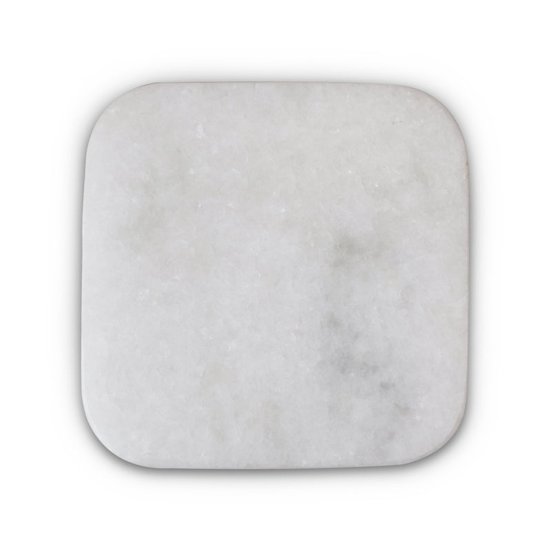 Marble Coaster Set (White) - Handicraft Bazaar