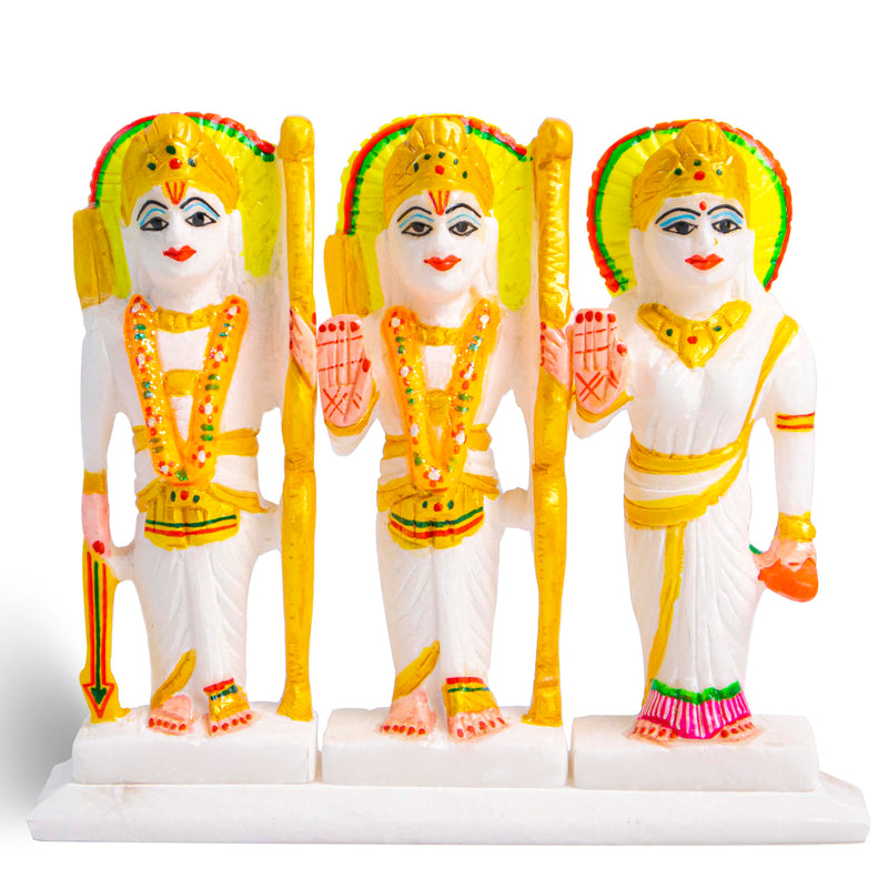 Ram Darbar, White Marble Statue - Handicraft Bazaar